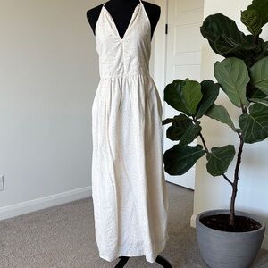Universal Thread Cream Halter Maxi Dress